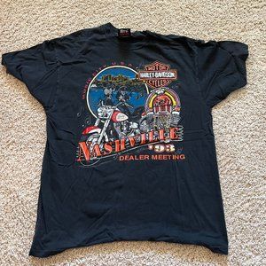 Vintage Harley-Davidson Nashville T-Shirt Black L